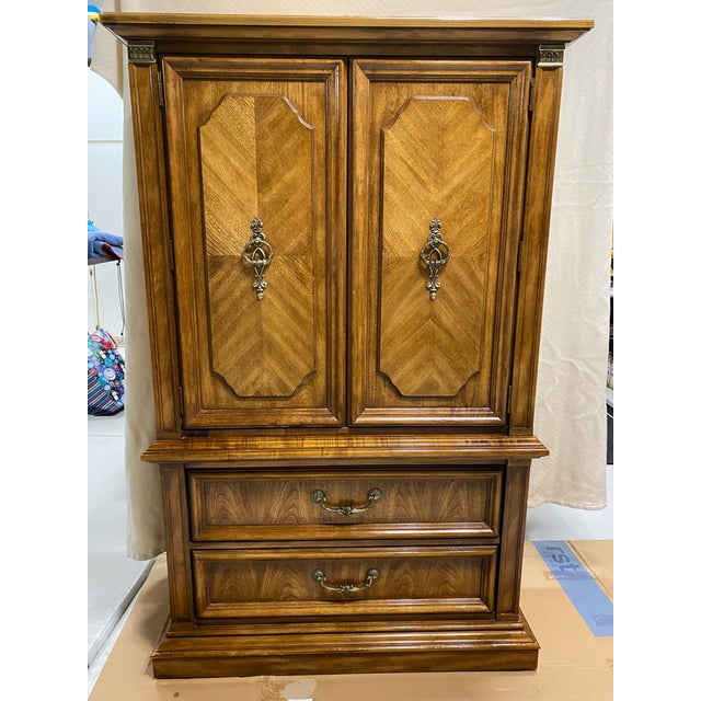 Vintage Stanley Furniture Italian Provincial Armoire Chairish