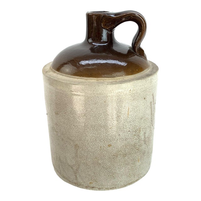 Farmhouse Stoneware Ceramic Jug Chairish