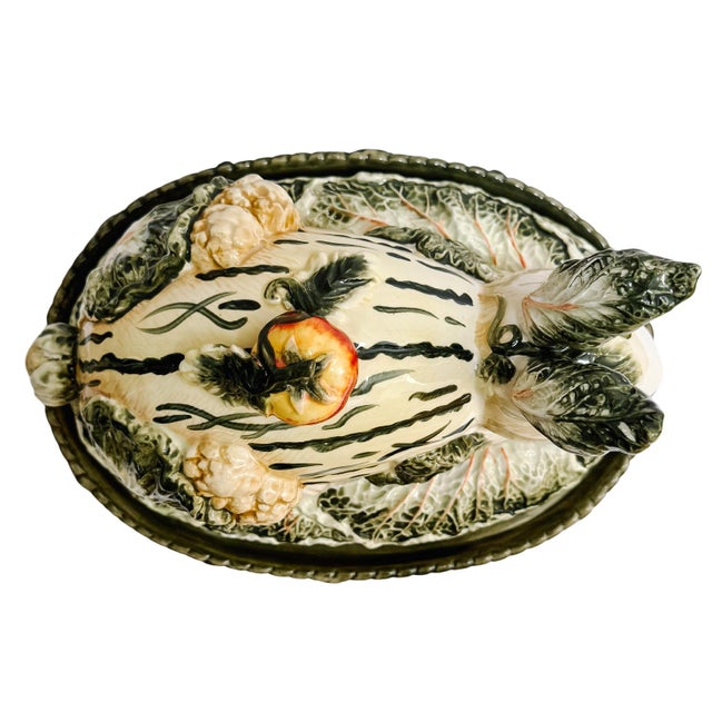 Ceramic Vintage and Floyd Vista Bella Rabbit Tureen With Lid For Sale - Image 7 of 10