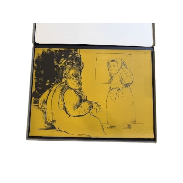 1960s Original José Luis Cuevas Limited Edition Lithograph Portfolio 'Crime by Cuevas', Signed For Sale - Image 9 of 17