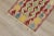 1970s 1970s Turkish Vintage Rams Horn Design Ikat Beige Hand Knotted Kilim Rug For Sale - Image 5 of 12