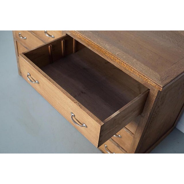 Antique French Oak Shop Cabinet, 1930s For Sale - Image 6 of 15