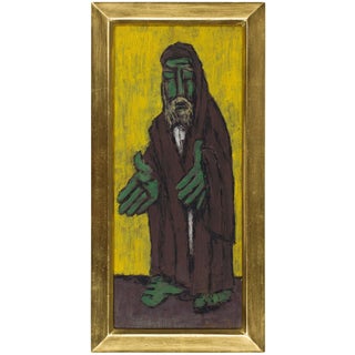 Ben-Zion Weinman, Modernist Rabbi Judaica Bold Color "School of 10" For Sale