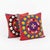 Mid-Century Modern Samarkand Suzani Pillow Cover 21'' X 22'' - Set of Two For Sale - Image 3 of 4