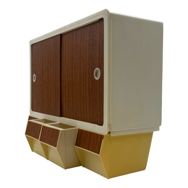 Plastic Wall Cabinet from Curver Brunssum, Holland, 1970s For Sale