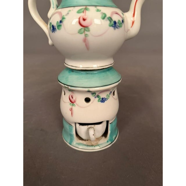 19th-Century French Individual Teapot With Warming Base - 3 pcs For Sale In Indianapolis - Image 6 of 6