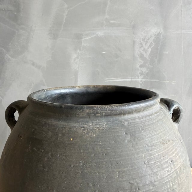 Gray Vintage Style Matte Oil Pottery #92e For Sale - Image 8 of 11
