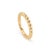 Modern Tiffany & Co. 18k Yellow Gold Comfort-Fit Shank Ball Ziegfeld Beaded Band Ring, Size 5 For Sale - Image 3 of 8