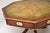 Brown Large Antique Military Campaign Drum Table with Leather Top, 1950 For Sale - Image 8 of 11