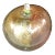 Vintage Mid 20th Century Murano Italian Art Glass Barbini Gold Flecked Apple For Sale