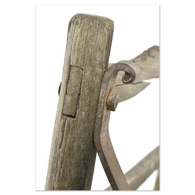 19th Century Wheelbarrow in Wood and Metal For Sale - Image 6 of 7