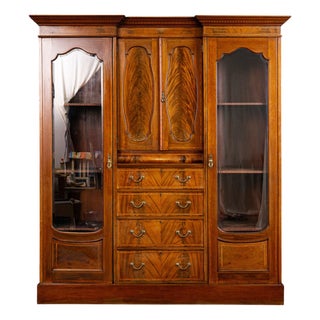 English Display Bookcase, 1900s For Sale
