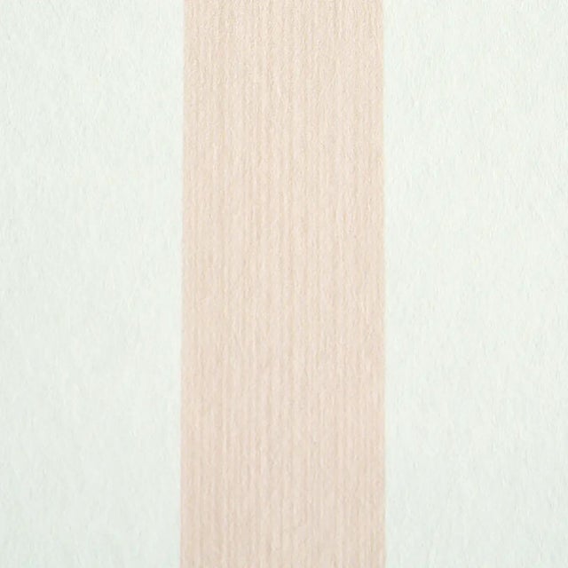 Transitional Sample - Schumacher Edwin Stripe Medium Wallpaper in Blush For Sale - Image 3 of 4