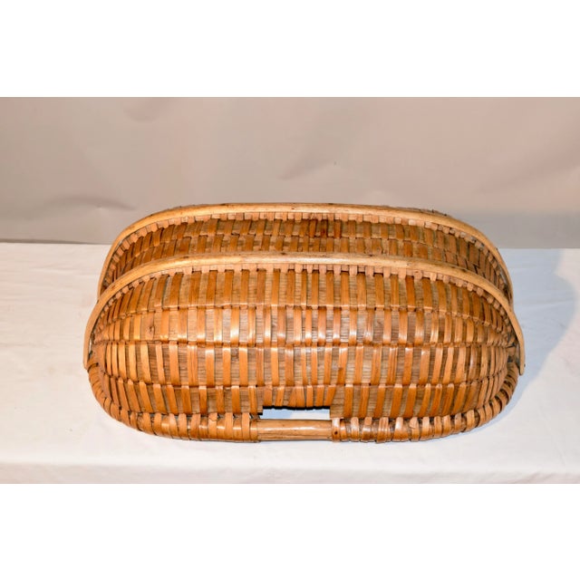 Wood 19th C Split Oak Basket For Sale - Image 7 of 12