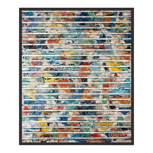 Currents #13-01 by Brad Ellis, Art Print in Black Frame, Medium For Sale