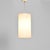 Cream Opaline Glass Cylindrical Pendant Light, 1970s For Sale - Image 8 of 8