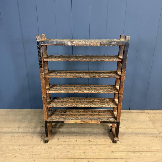 Wooden Shoemaker's Rack, 1920s For Sale - Image 15 of 18