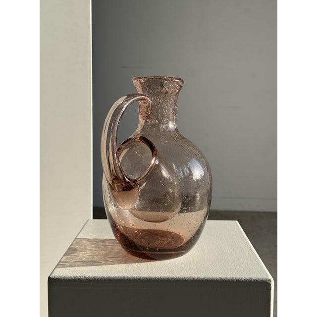 Glass Violet Glass Carafe from Biot, 1950s For Sale - Image 7 of 12