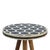 Inlay Accent Stool With Tripod Base For Sale - Image 4 of 7