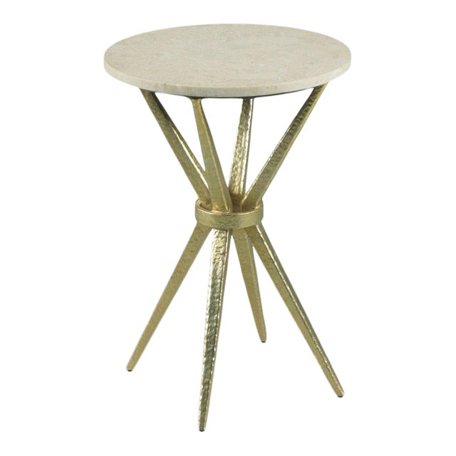 Carmen Drink Table in Gold For Sale