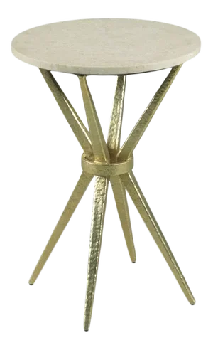 Carmen Drink Table in Gold