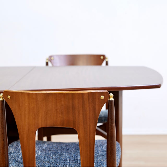 1960s Mid Century Dining Table & Chair Set by Furniture For Sale - Image 10 of 17