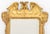 George II Carved Giltwood Framed Mirror, beveled edge, Ashley-Kent label to back hanger. Mirror plate. 35" H x 20.25" W;...