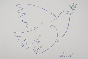 Pablo Picasso, La colombe de la Paix, Lithograph