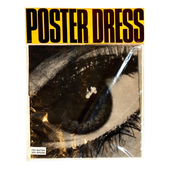 Eye Poster Dress by Harry Gordon, England, 1968 For Sale