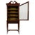Antique Early 20th Century English Walnut Display Cabinet For Sale - Image 3 of 13