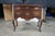 Vintage Queen Anne Chippendale Style Cherry Lowboy Chest Console Hall Table For Sale - Image 4 of 18