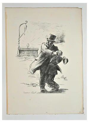 Hermann Paul, Tribute of Artists in Picquart, 1899, Lithograph