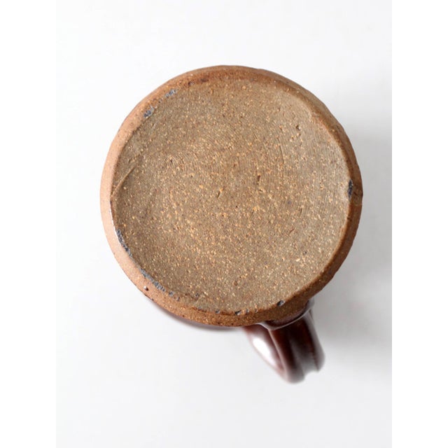 Vintage Handmade Studio Pottery Mug For Sale - Image 10 of 10
