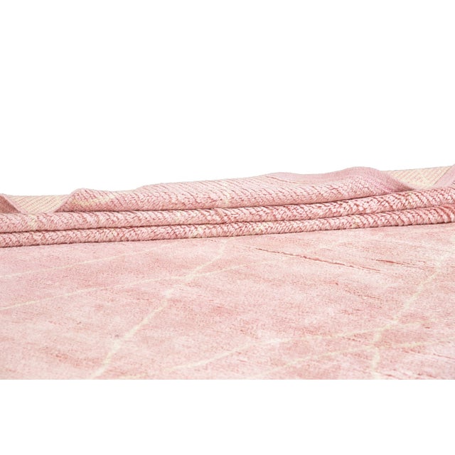 Modern Moroccan Style Wool Rug 10 X 14 For Sale In New York - Image 6 of 13