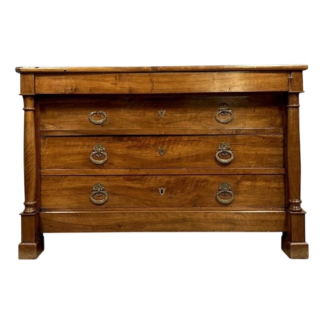 Empire Kneading Trough in Walnut, 1820s For Sale