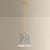 Contemporary Hudson Valley Lighting Valeria 18 in. 1 Light Pendant in Aged Brass Finish For Sale - Image 3 of 8