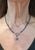 Blue Sparkling Raw Diamond Nugget Beaded Necklace Diamond Clasp For Sale - Image 11 of 11