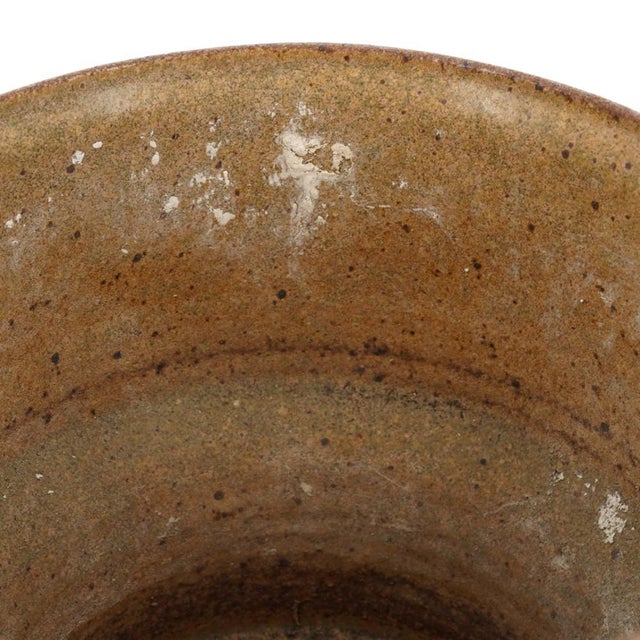 Mid-Century Modern Mid-Century Robert Maxwell for Earthgender Hand Thrown Pottery Vase For Sale - Image 3 of 4