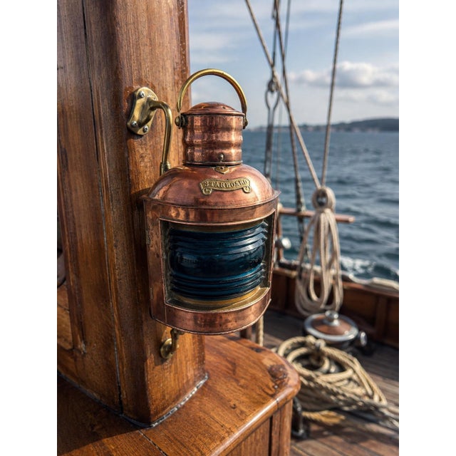 Copper Boat Lantern, 1890s For Sale - Image 13 of 15