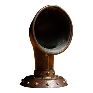 Early 20th Century Copper Marine Cowl Ventilator For Sale