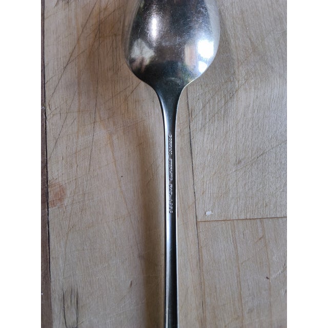 Gorham 1938 Sterling Silver Flatware, Greenbrier Pattern, 102 Pieces Including 18 Full Place Settings and Serving Pieces For Sale - Image 10 of 18