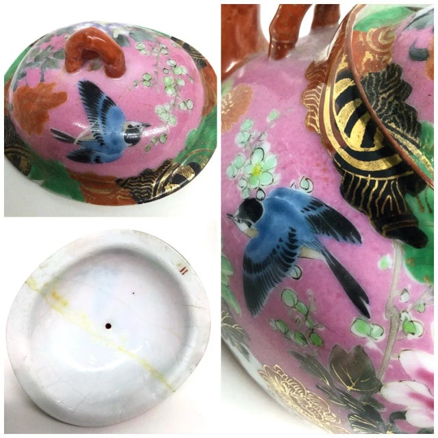 Antique Chinese Porcelain Tea Pot For Sale - Image 12 of 13