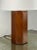 DESIGN FRERES 'Octogone' Walnut Table Lamp With Parchment Shade by Design Frères For Sale - Image 4 of 6