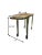 Huge handmade hand-painted Tibetan tiger stand. Wild-cat console table with safari drama at 59 inches wide. Condition: In...