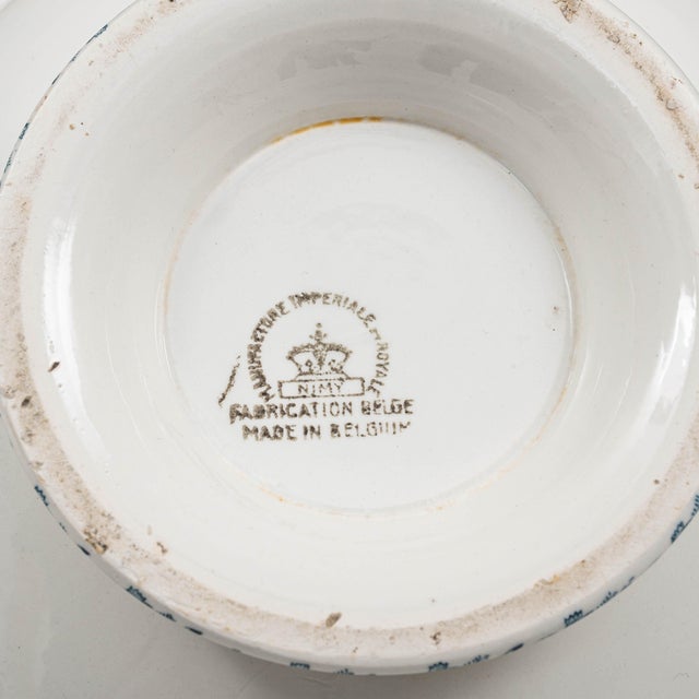 20th Century Belgian Special Edition Porcelain Tureen With Lid For Sale - Image 10 of 18