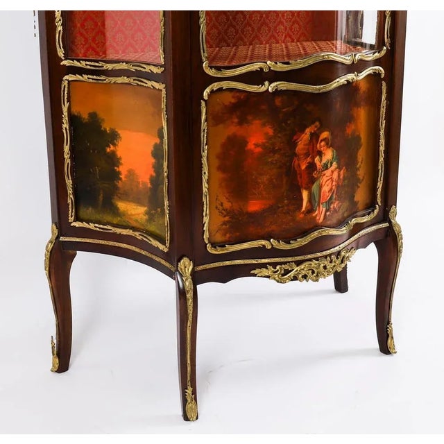 Antique 19th Century French Vitrine Display Cabinets by Vernis Martin For Sale - Image 18 of 18
