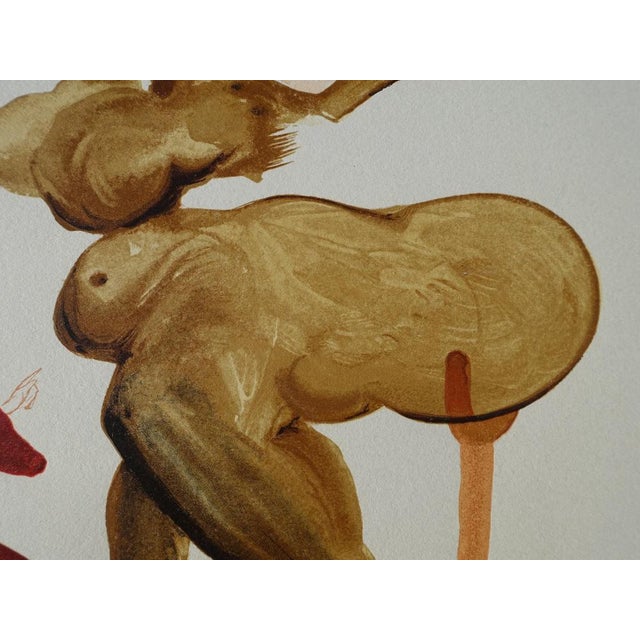 Salvador Dali, Les traitres envers leurs hôtes, Nude, Etching For Sale - Image 6 of 7