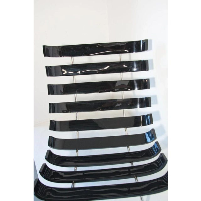 Early 21st Century Costela Style Lounge Black Chair For Sale - Image 11 of 13