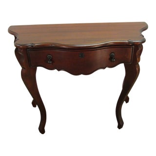 Harden Solid Cherry French Style Console Table For Sale