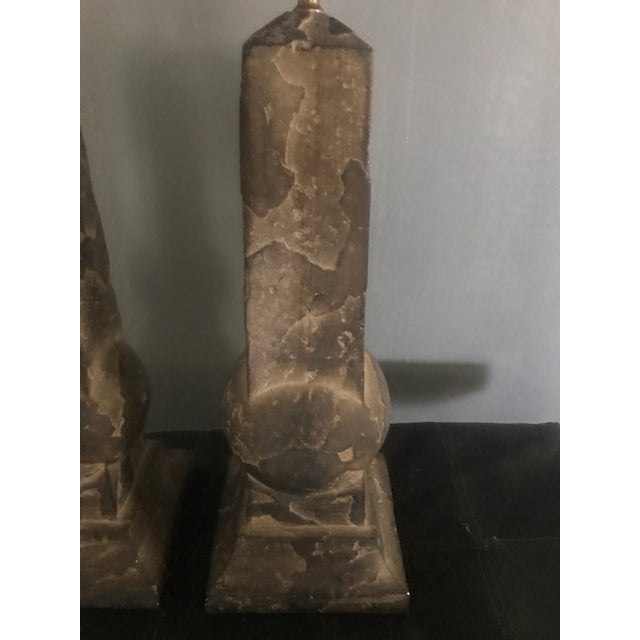 1990s Vintage Com Art Brutalist Lamps - a Pair For Sale In San Francisco - Image 6 of 10